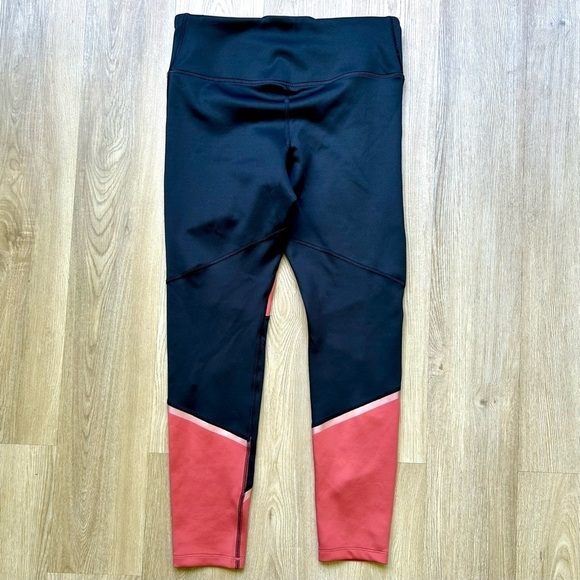 Under Armour Black & Red Compression Tights - Thick Material, High Rise - Picture 3 of 5